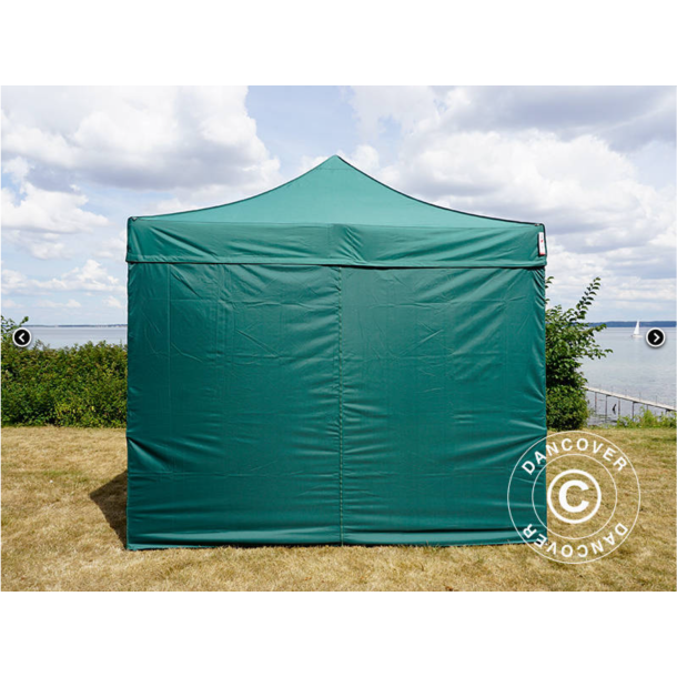 FleXtents PRO Steel 3x3m inkl 4st sidovggar