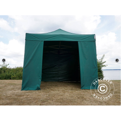 FleXtents PRO Steel 3x3m inkl 4st sidovggar