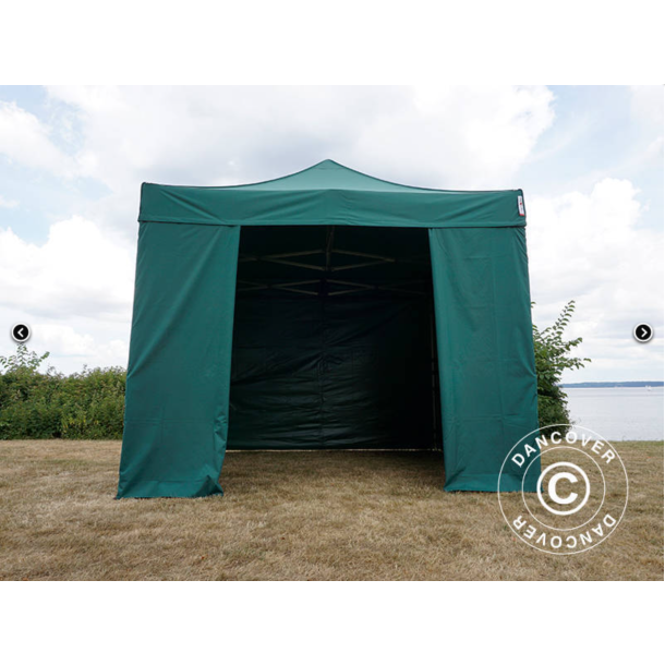 FleXtents PRO Steel 3x3m inkl 4st sidovggar