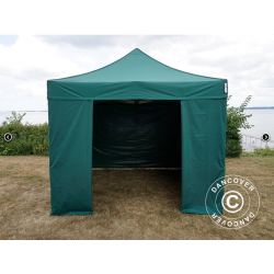 FleXtents PRO Steel 3x3m inkl 4st sidovggar