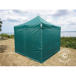 FleXtents PRO Steel 3x3m inkl 4st sidovggar