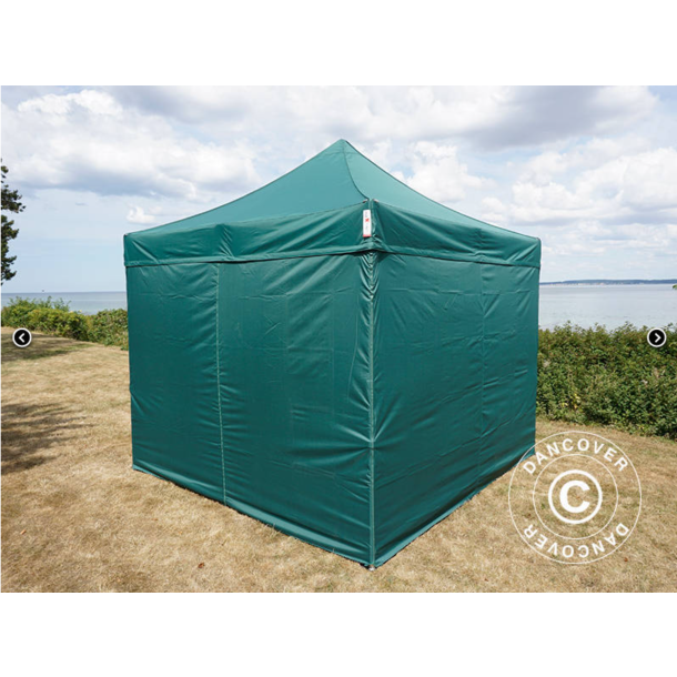 FleXtents PRO Steel 3x3m inkl 4st sidovggar