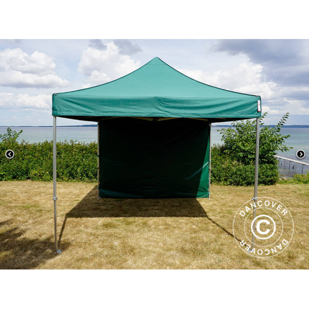 FleXtents PRO Steel 3x3m inkl 4st sidovggar