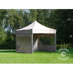 FleXtents PRO Steel 3x3m inkl 4st sidovggar