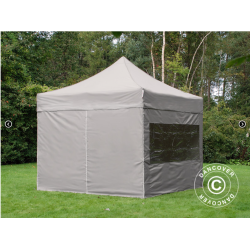 FleXtents PRO Steel 3x3m inkl 4st sidovggar