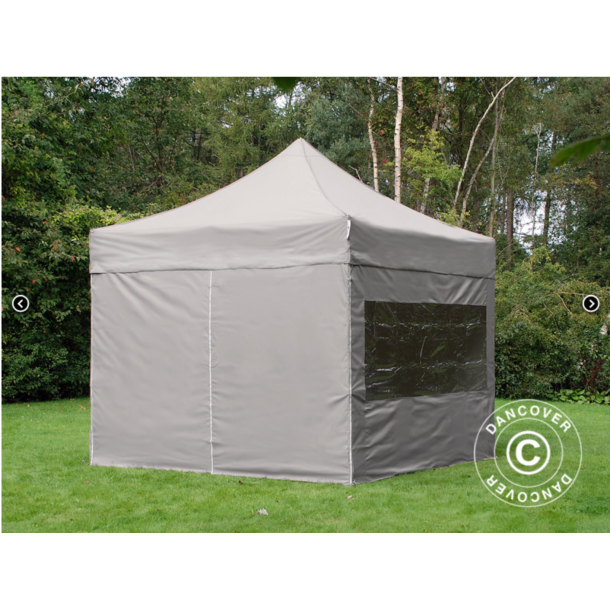 FleXtents PRO Steel 3x3m inkl 4st sidovggar