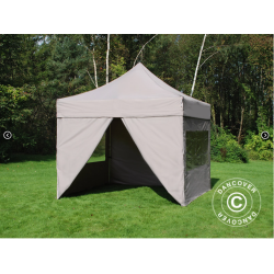 FleXtents PRO Steel 3x3m inkl 4st sidovggar