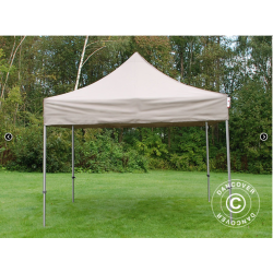 FleXtents PRO Steel 3x3m inkl 4st sidovggar