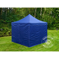 FleXtents PRO Steel 3x3m inkl 4st sidovggar
