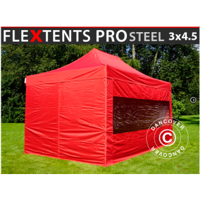 FleXtents PRO Steel 3x4,5m inkl 4st sidor