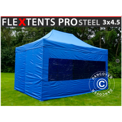FleXtents PRO Steel 3x4,5m inkl 4st sidor