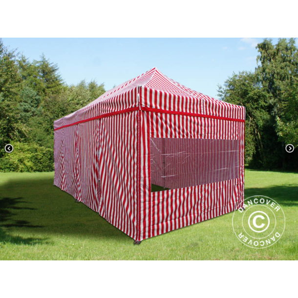 FleXtents PRO Steel 3x6m inkl 6st sidovggar