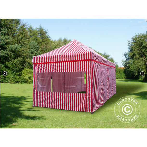 FleXtents PRO Steel 3x6m inkl 6st sidovggar