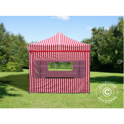 FleXtents PRO Steel 3x6m inkl 6st sidovggar