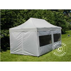 FleXtents PRO Steel 3x6m inkl 6st sidovggar