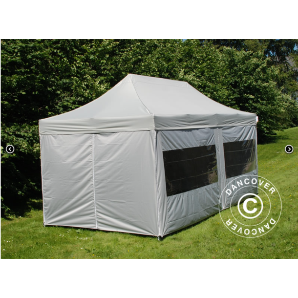 FleXtents PRO Steel 3x6m inkl 6st sidovggar