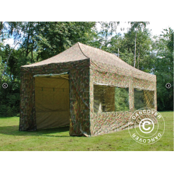 FleXtents PRO Steel 3x6m inkl 6st sidovggar