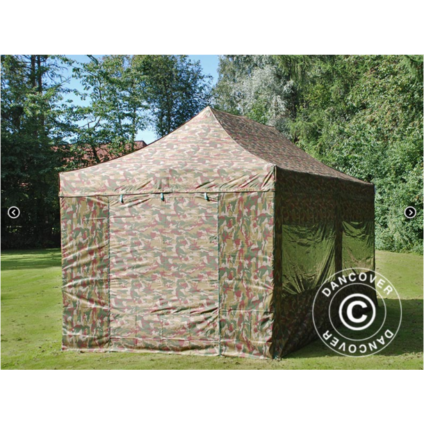 FleXtents PRO Steel 3x6m inkl 6st sidovggar