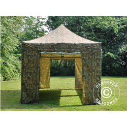 FleXtents PRO Steel 3x6m inkl 6st sidovggar