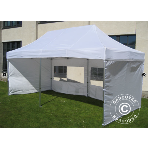 FleXtents PRO Steel 3x6m inkl 6st sidovggar
