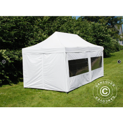 FleXtents PRO Steel 3x6m inkl 6st sidovggar