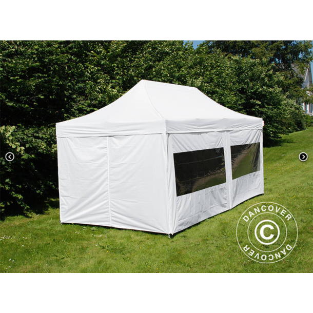 FleXtents PRO Steel 3x6m inkl 6st sidovggar