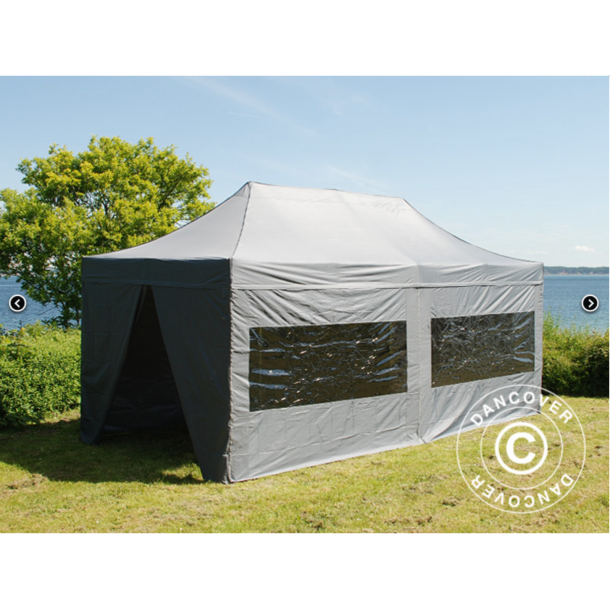 FleXtents PRO Steel 3x6m inkl 6st sidovggar