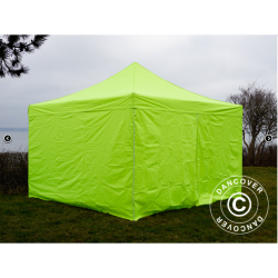 FleXtents PRO Steel 4x4m inkl 4st sidovggar