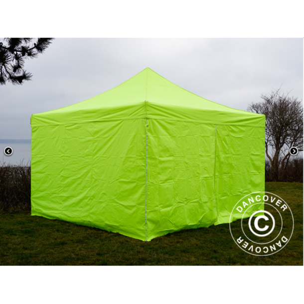 FleXtents PRO Steel 4x4m inkl 4st sidovggar