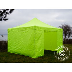 FleXtents PRO Steel 4x4m inkl 4st sidovggar