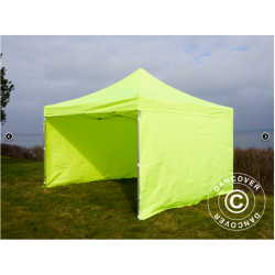 FleXtents PRO Steel 4x4m inkl 4st sidovggar