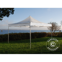 FleXtents PRO Steel 4x4m inkl 4st sidovggar