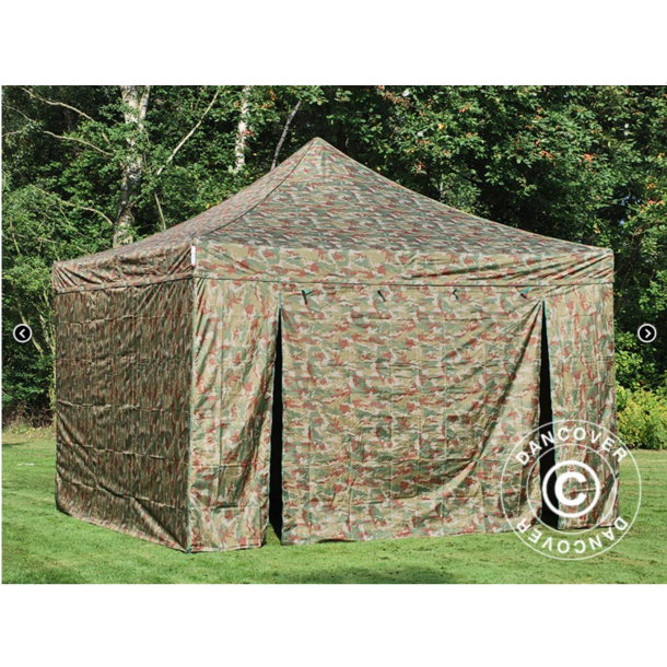 FleXtents PRO Steel 4x4m inkl 4st sidovggar