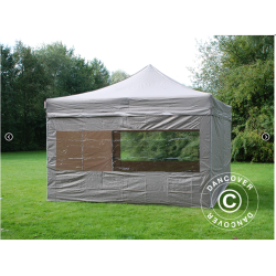 FleXtents PRO Steel 4x4m inkl 4st sidovggar