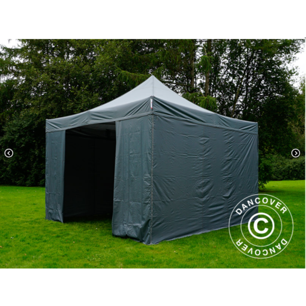 FleXtents PRO Steel 4x4m inkl 4st sidovggar