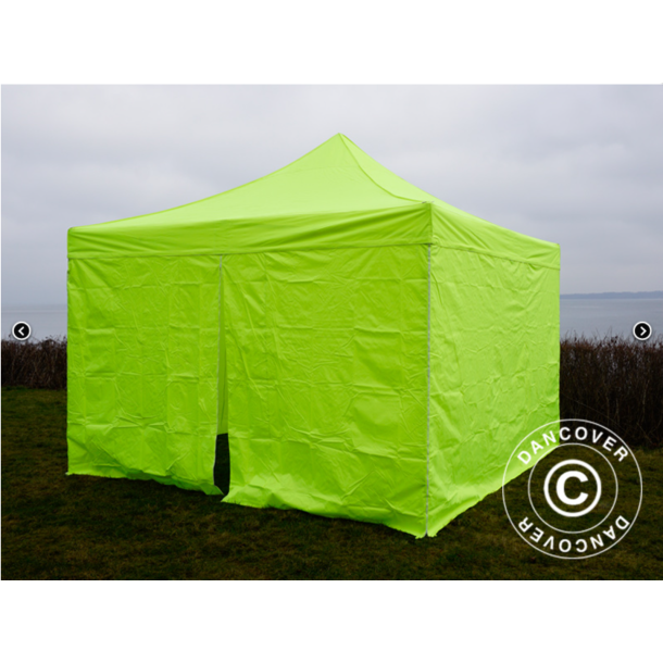 FleXtents PRO Steel 4x4m inkl 4st sidovggar