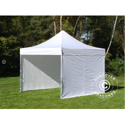FleXtents PRO Steel 4x4m inkl 4st sidovggar