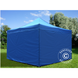 FleXtents PRO Steel 4x4m inkl 4st sidovggar