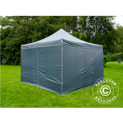 FleXtents PRO Steel 4x4m inkl 4st sidovggar