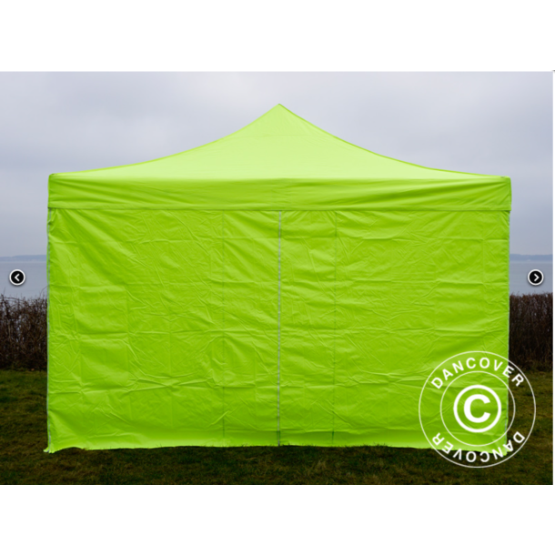 FleXtents PRO Steel 4x4m inkl 4st sidovggar