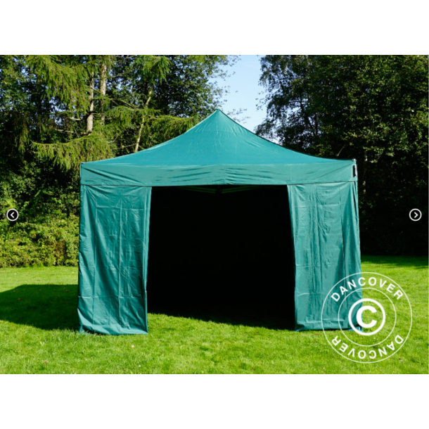 FleXtents PRO Steel 4x4m inkl 4st sidovggar