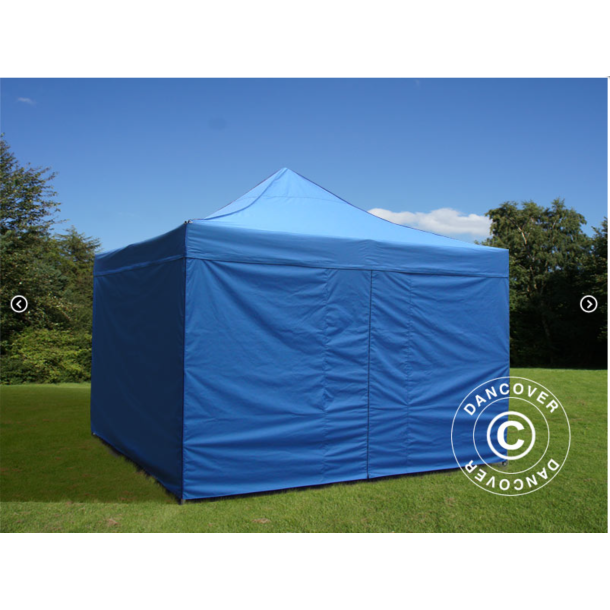 FleXtents PRO Steel 4x4m inkl 4st sidovggar