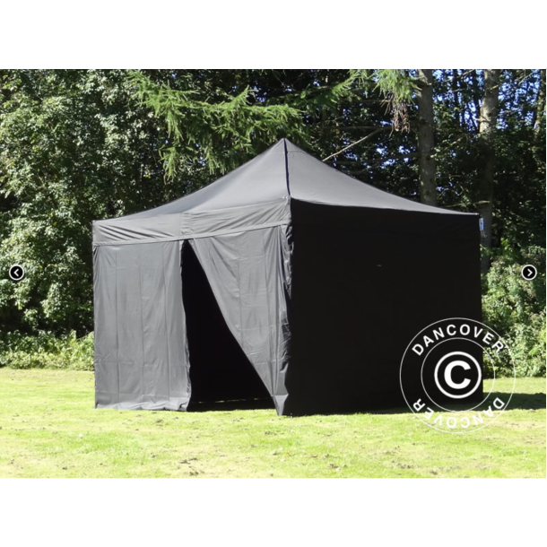 FleXtents PRO Steel 4x4m inkl 4st sidovggar