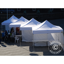 FleXtents PRO Steel 4x4m inkl 4st sidovggar