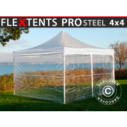 FleXtents PRO Steel 4x4m inkl 4st sidovggar
