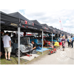 FleXtents PRO Steel 4x4m inkl 4st sidovggar