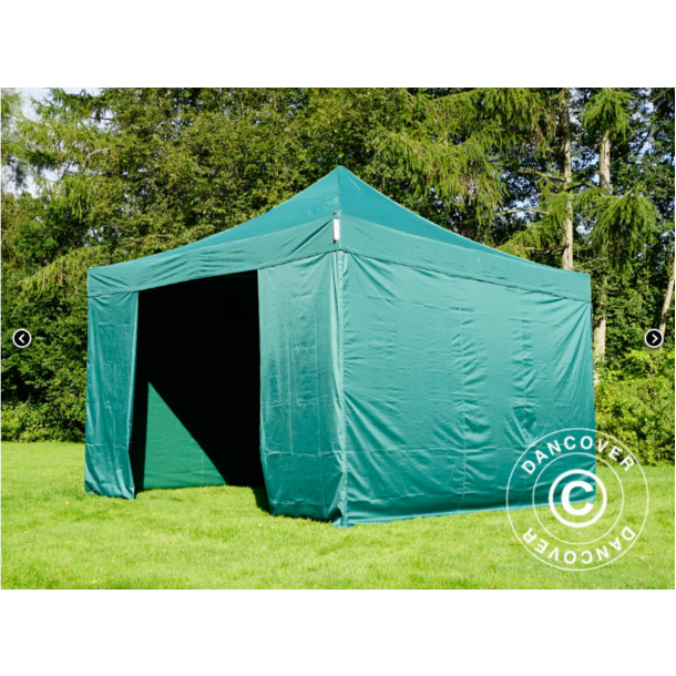 FleXtents PRO Steel 4x4m inkl 4st sidovggar