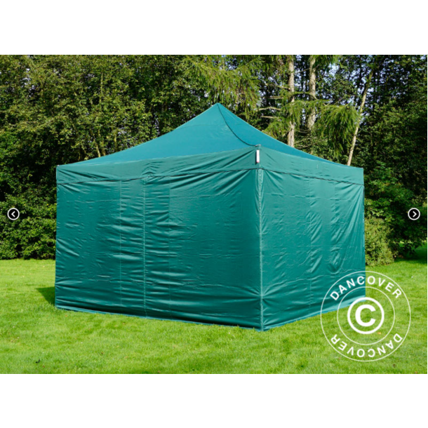 FleXtents PRO Steel 4x4m inkl 4st sidovggar