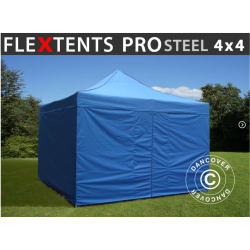 FleXtents PRO Steel 4x4m inkl 4st sidovggar