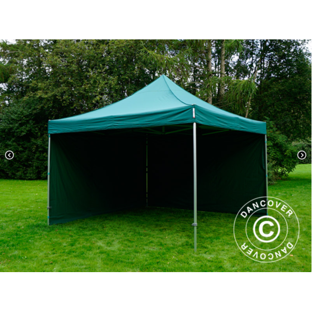 FleXtents PRO Steel 4x4m inkl 4st sidovggar